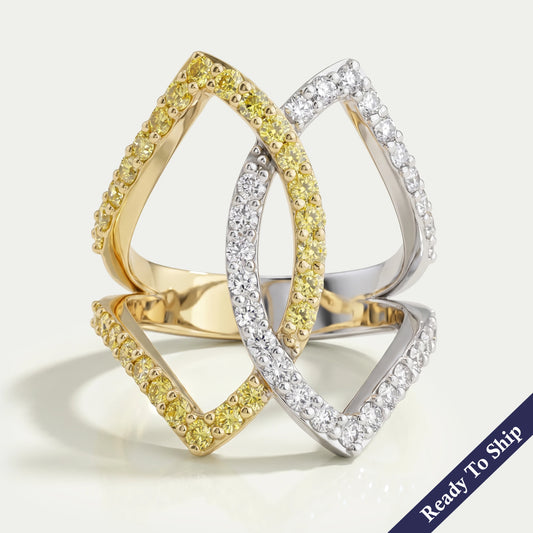 Round Cut Cocktail Party Wear Ring