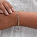 Criss Cut Lab Grown Diamond Bezel Set Tennis Bracelet