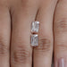 Light Pink Criss Cut Diamond Matching Pair