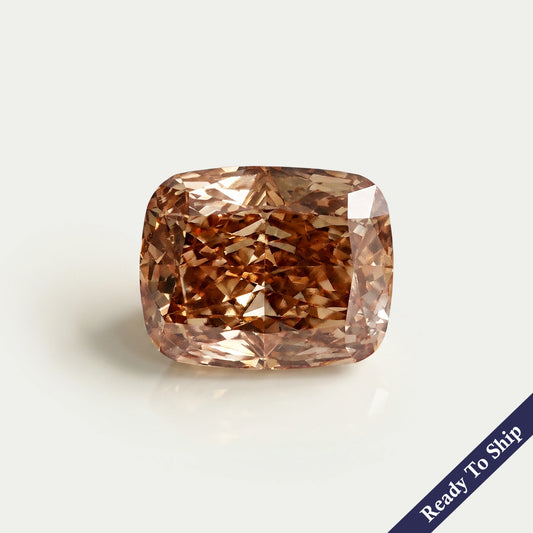 Crushed Ice Cushion Cut Champagne Loose Diamond Loose