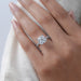 Cushion Lab Diamond Hidden Halo Engagement Ring Rings