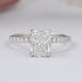 Cushion Lab Diamond Solitaire Accent Ring