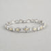 Yellow Oval Cut Halo Lab Grown Diamond Bracelet Bracelet