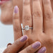 Old Mine Cushion Cut Solitaire Accent Ring Ring
