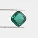 Dark Green Zambian Cushion Cut Gemstone Loose