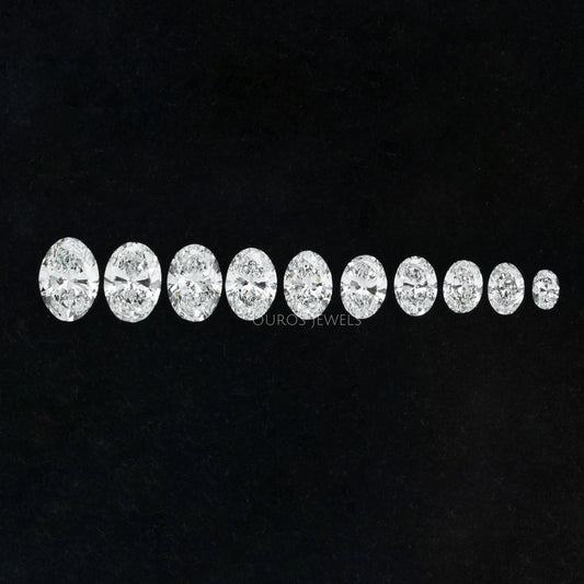 Brilliant Cut Oval Lab Grown Diamond Loose