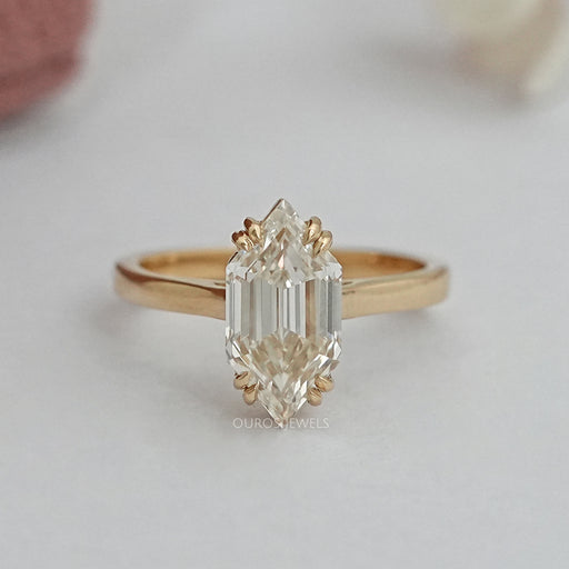 Dutch Marquise Lab Diamond Solitaire Engagement Ring Rings