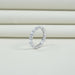Criss Cut Eternity Wedding Band - East West Set Ring