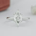 Marquise Cut Diamond Solitaire Engagement Ring Rings