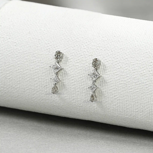 Multi Shape Lab Diamond Drop Earrings Earring
