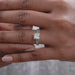 Princess Cut Lab Diamond Solitaire Bridal Set