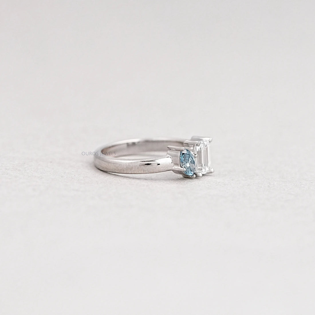 Two Stone Emerald Toi Et Moi Ring Rings