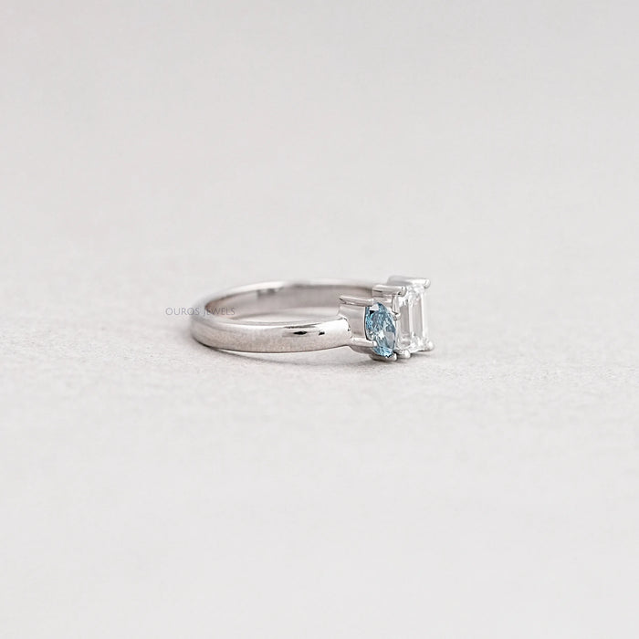 Two Stone Emerald Toi Et Moi Ring Rings