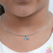 Blue Enamel Dolphin Charm Kids Pendant