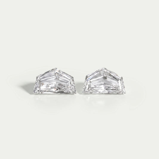 Epaulette Cut Lab Grown Diamond Matching Pair Loose