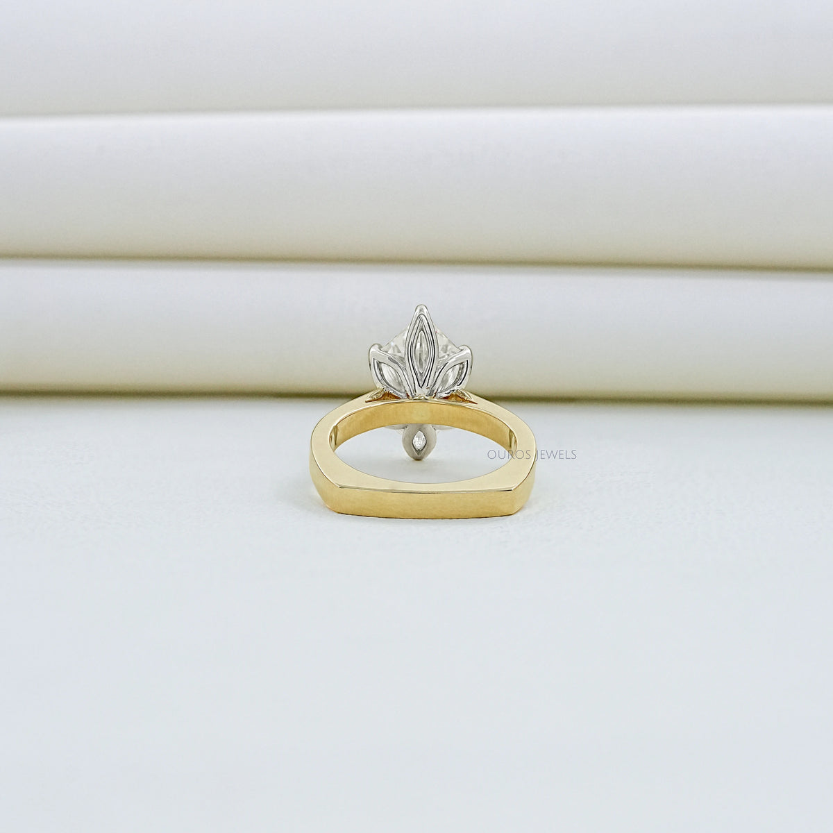 Dutch Marquise Diamond Solitaire Engagement Ring Ring