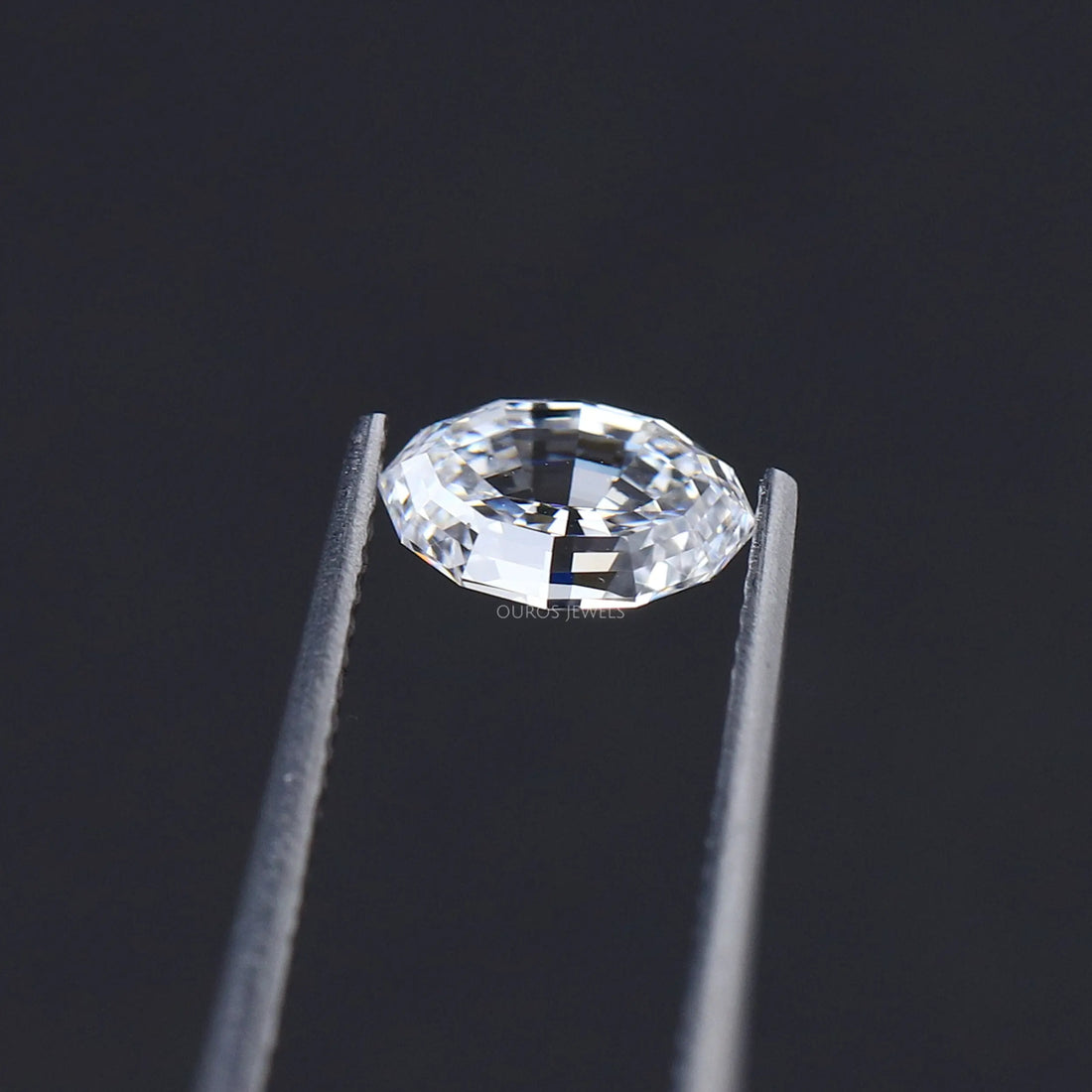 Step Cut Oval Lab Grown Diamond