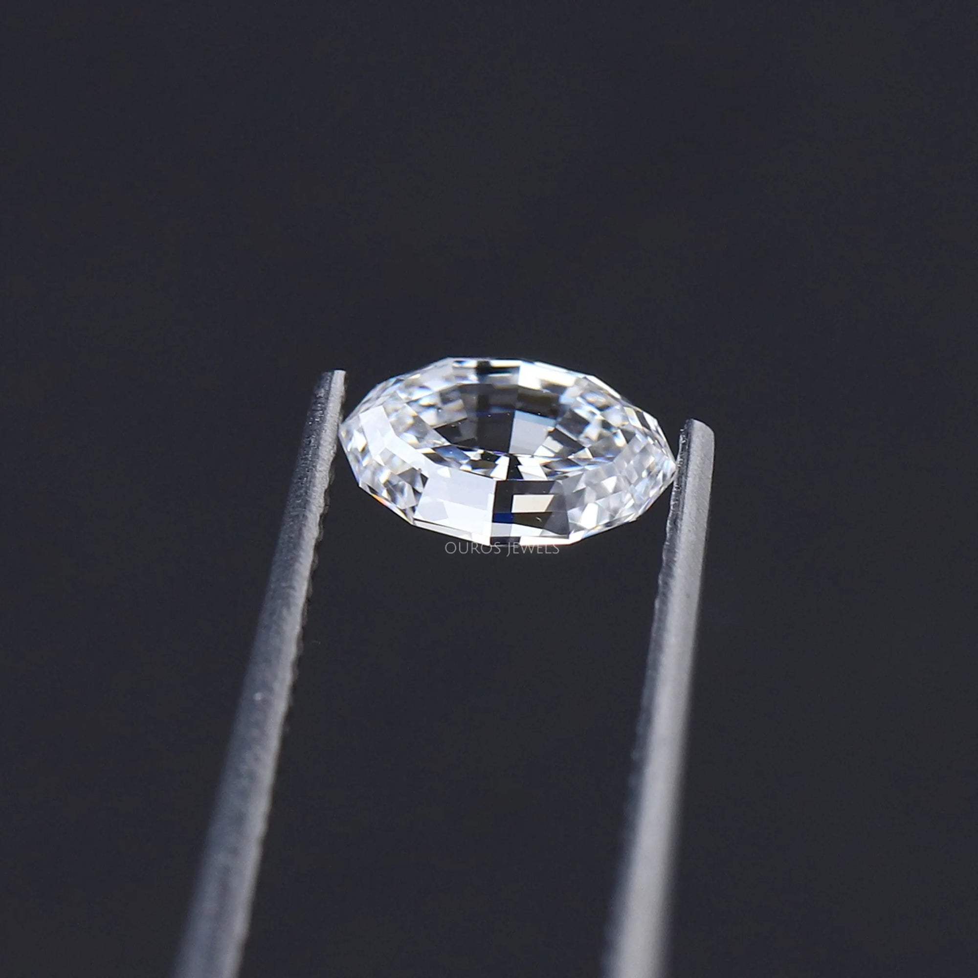 Step Cut Oval Lab Grown Diamond