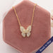 Butterfly Cut Lab Grown Diamond Necklace