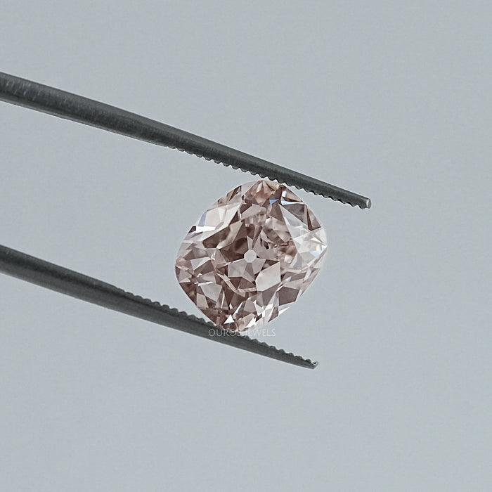 Fancy Light Pink Old Mine Cushion Loose Diamond Loose