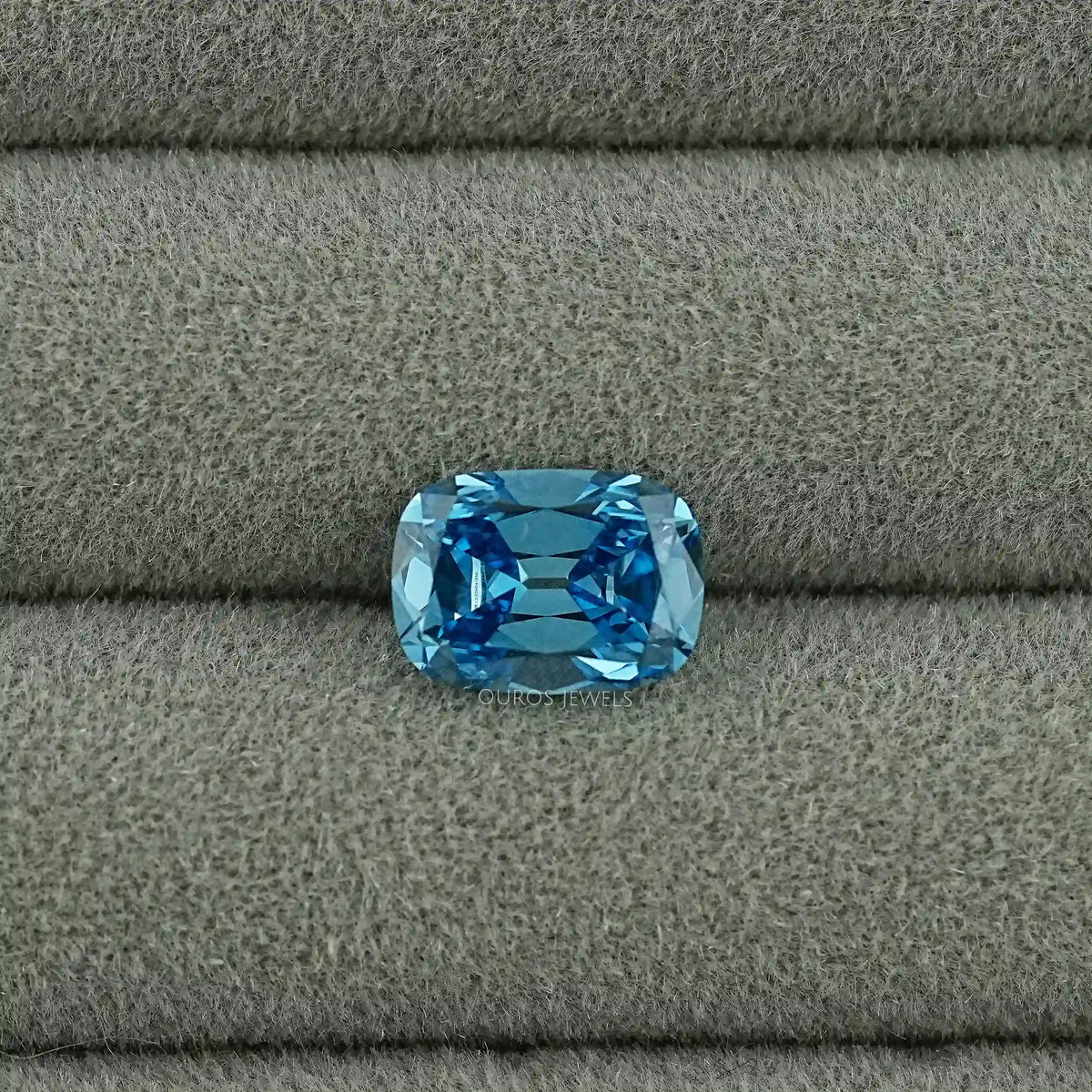 Fancy Vivid Blue Old Mine Cushion Lab Diamond Loose
