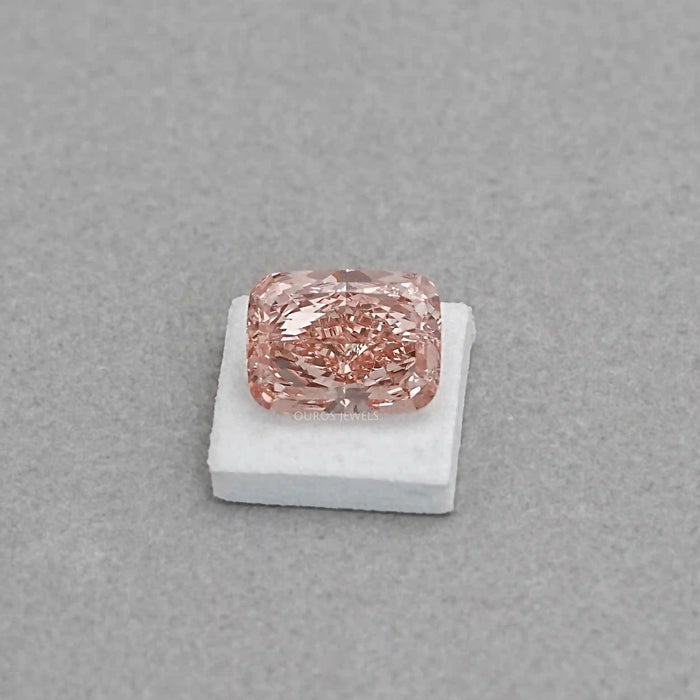 Cushion Cut Lab Grown Diamond - Fancy Vivid Pink