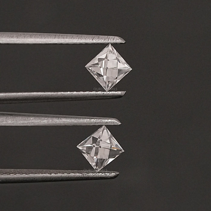 French Cut Lab Grown Diamond Matching Pair Loose