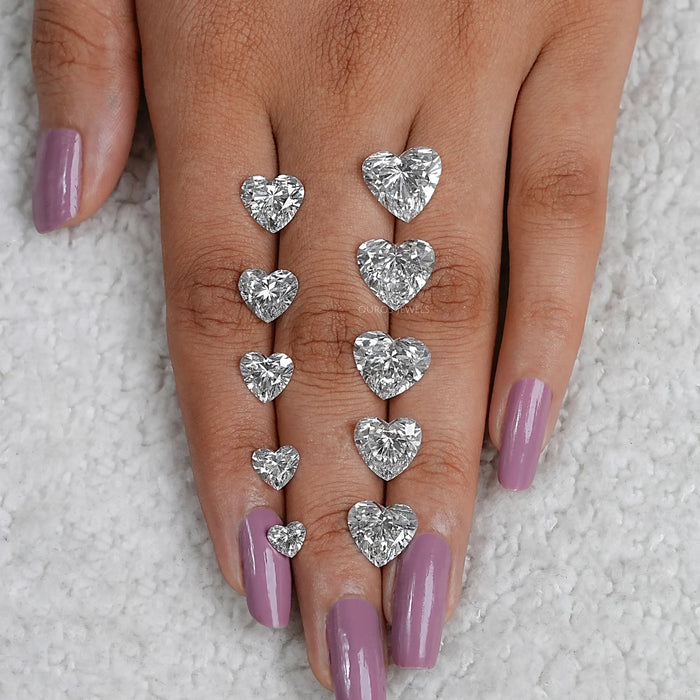Heart Cut Lab Grown Diamond - Certified Loose