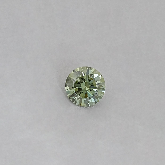Fancy Vivid Green Round Lab Loose Diamond