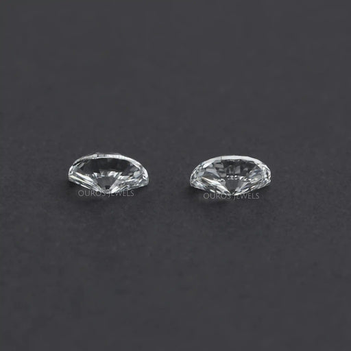 Half Moon Cut Lab Grown Diamond Pair Loose