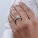 Heart Cut Solitaire Diamond Accent Bridal Ring Set Rings