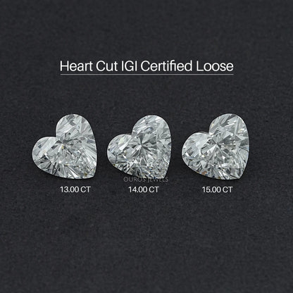 Heart Cut Lab Grown Diamond - Certified Loose