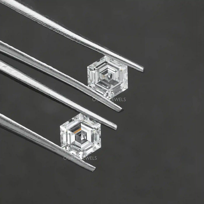 Hexagon Cut Lab Diamond Pair Loose