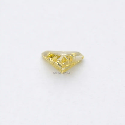 1.55 Carat Yellow Horse Cut Lab Grown Diamond