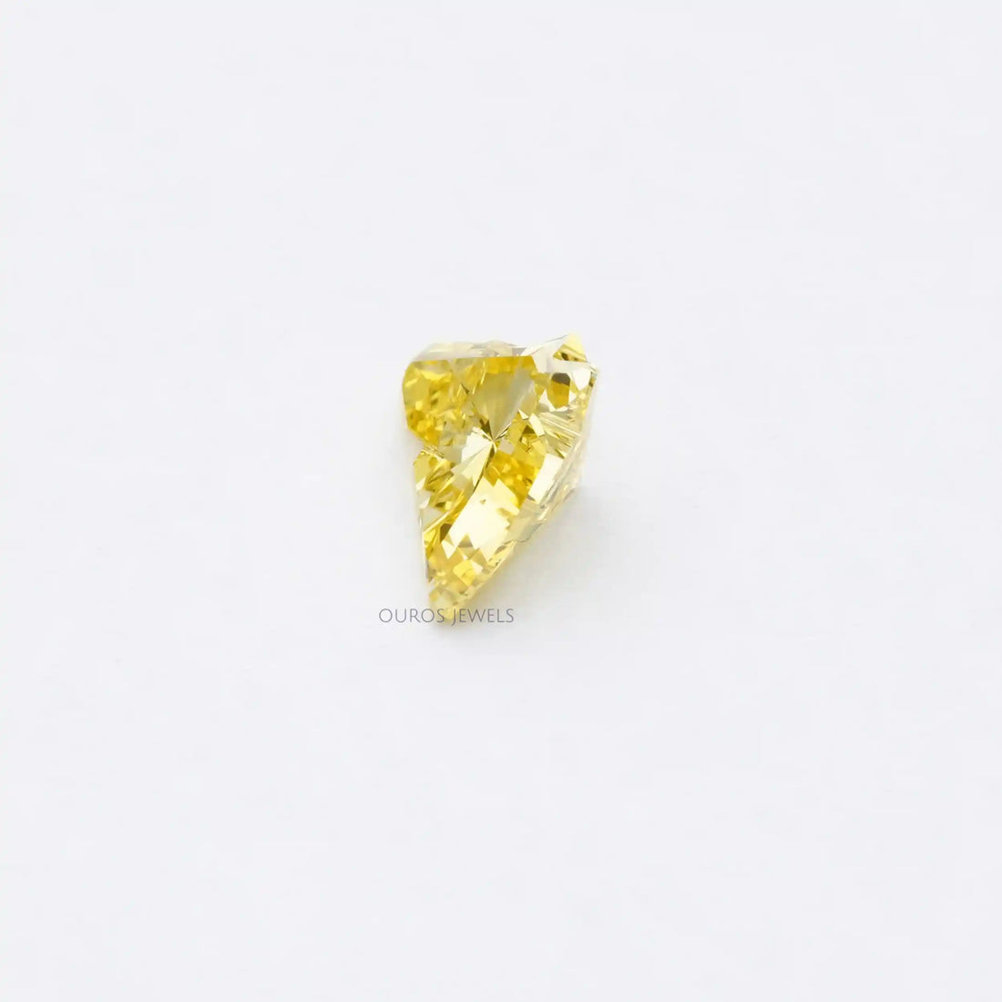1.55 Carat Yellow Horse Cut Lab Grown Diamond