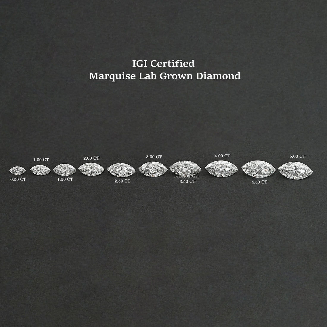 Certified Marquise Cut Lab Grown Diamond Loose