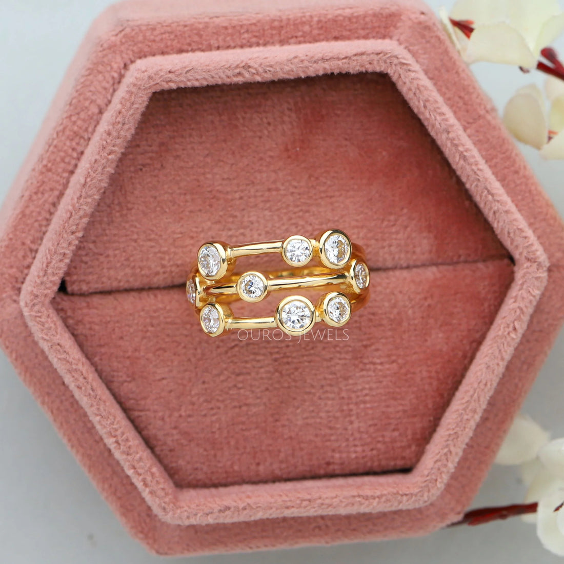 Raindance Inspired Unique Engagement Ring