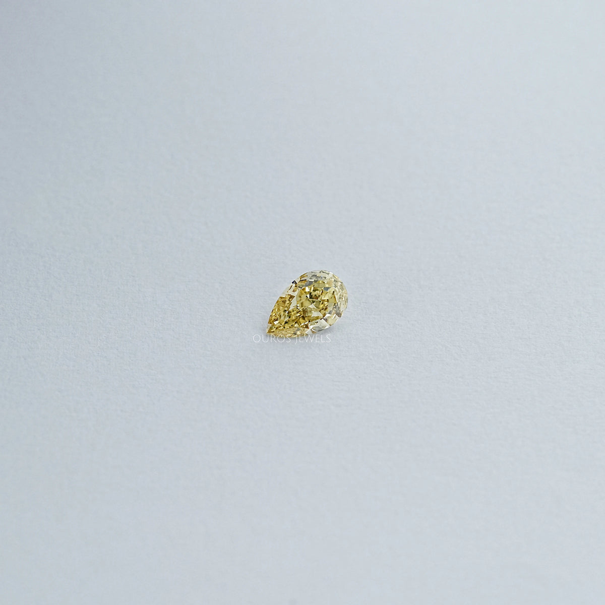 Vivid Yellow Pear Lab Grown Loose Diamond Loose