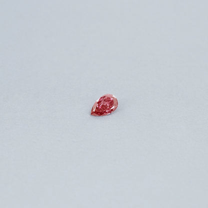 Pink Pear Cut Lab Loose Diamond Loose
