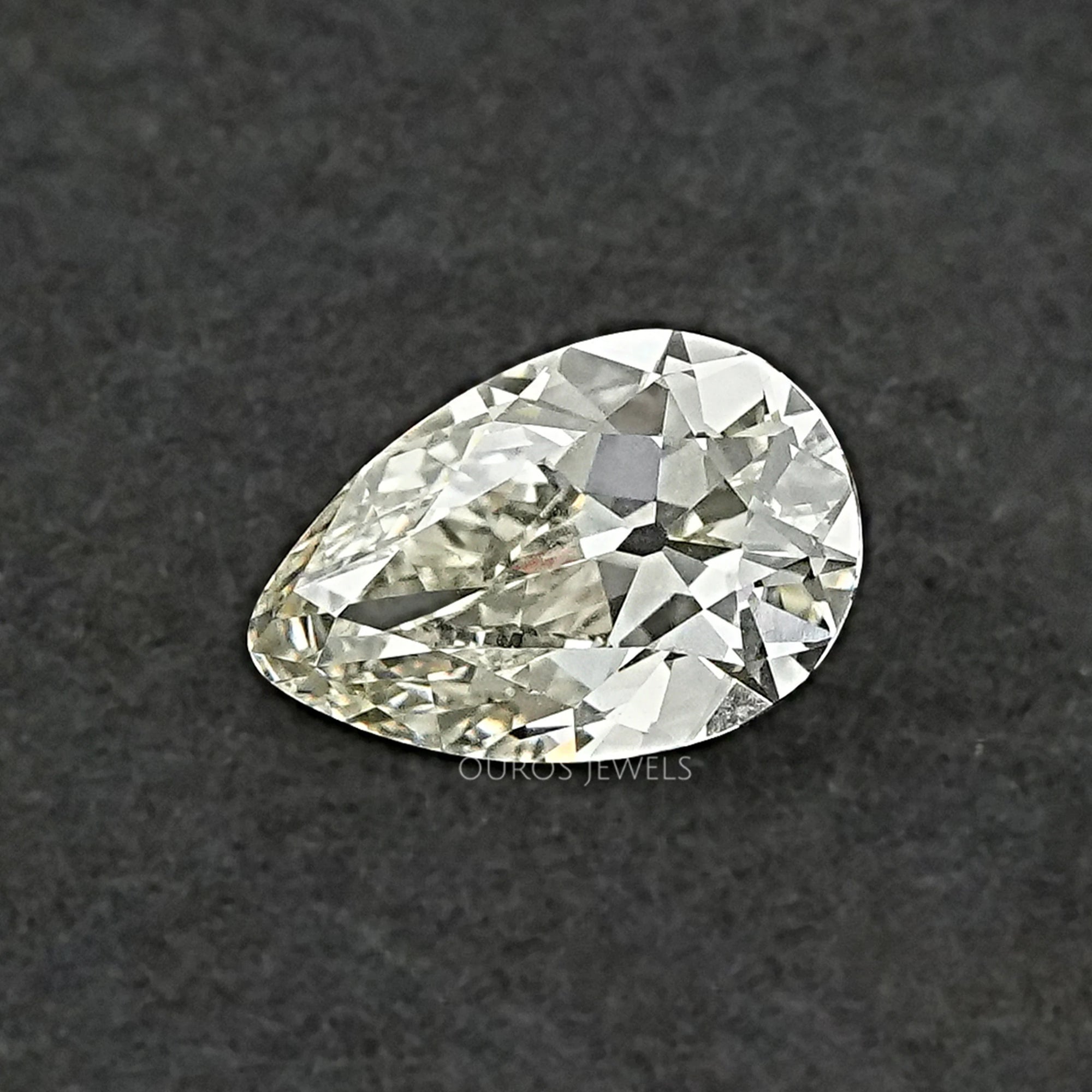 Old Cut Pear Shaped Lab Grown Diamond JK VS [J To Z_VS] Loose