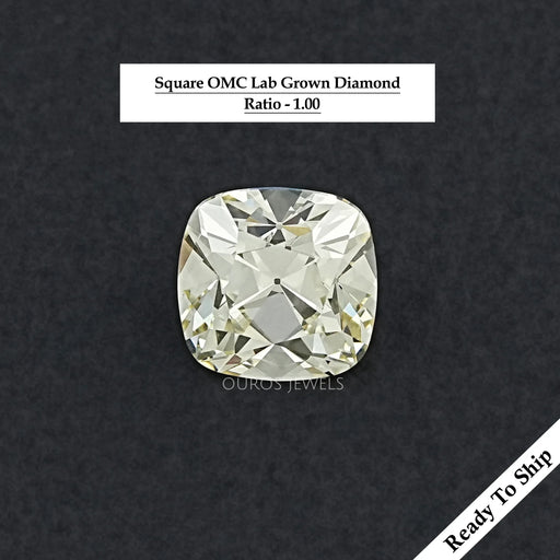 Square Old Mine Cushion Lab Grown Loose Diamond Loose