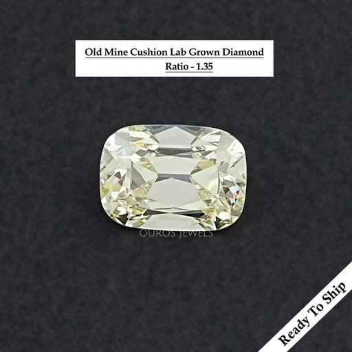Loose Old Mine Cushion cut Lab Grown Diamond Loose