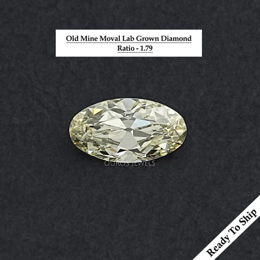3.40 CT Old Mine Moval Cut Loose Diamond Loose
