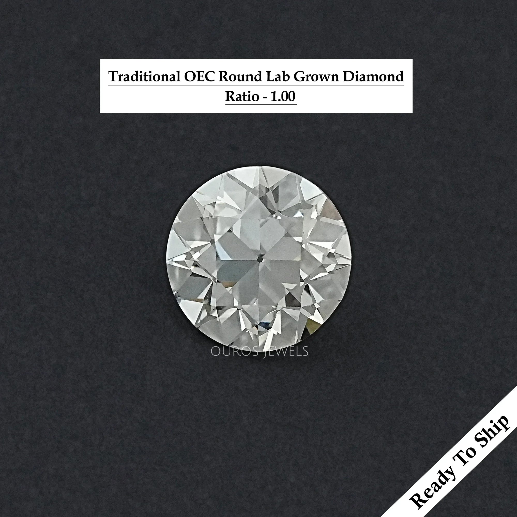 Traditional Old European Round Cut Lab Diamond Loose