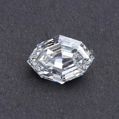 Step Cut Moval Lab Grown Diamond
