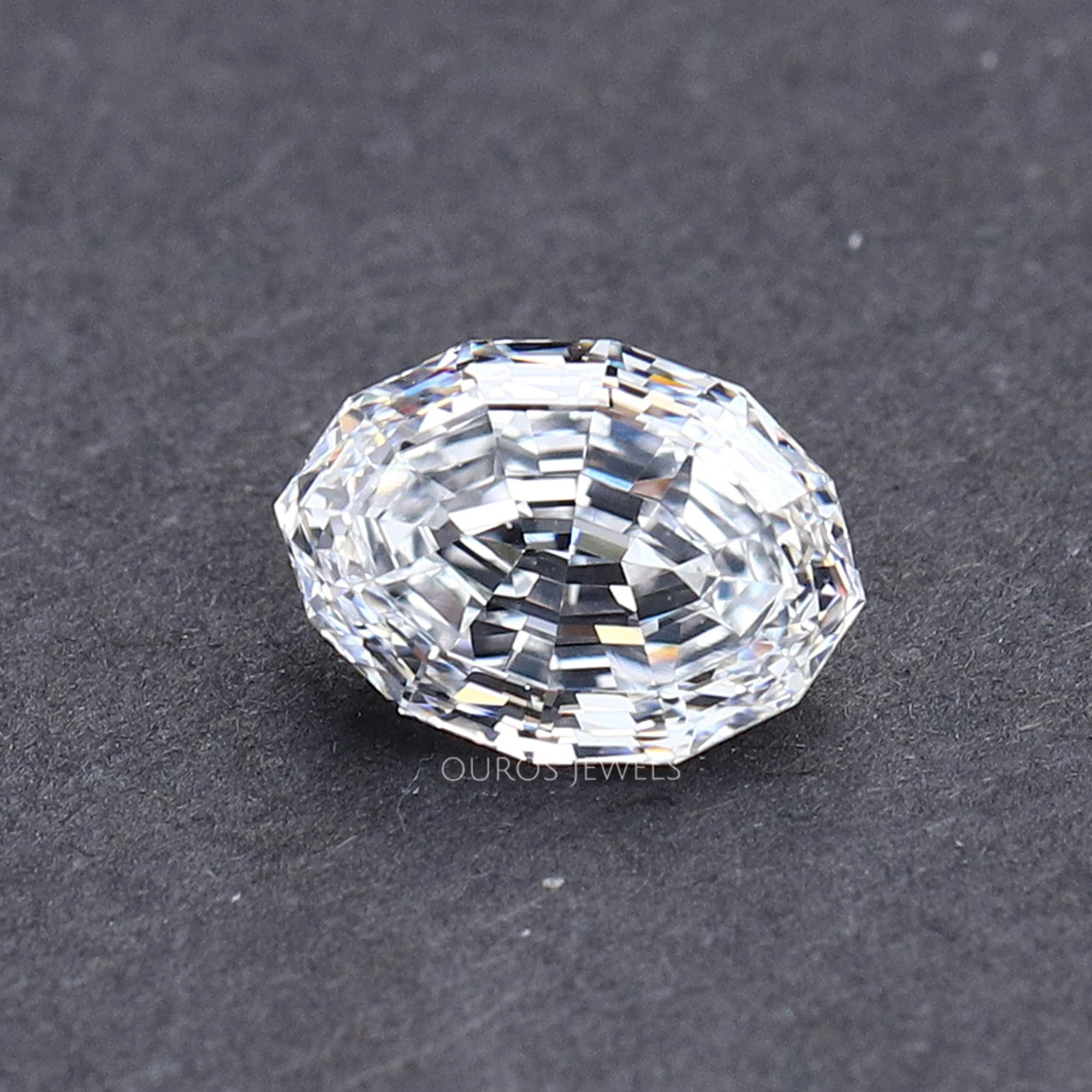 Step Cut Oval Lab Grown Diamond