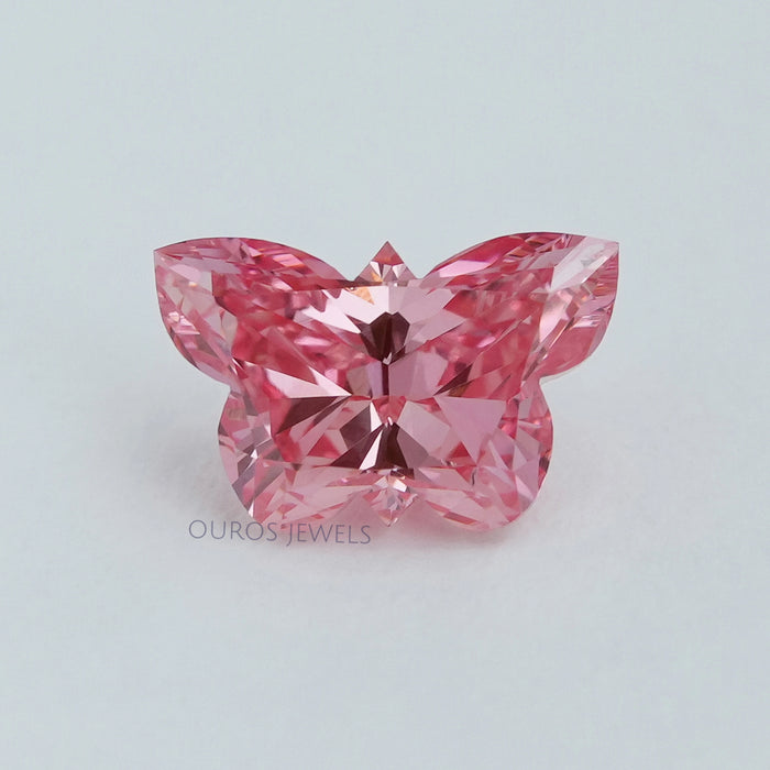 0.50 Carat Pink Butterfly Lab Grown Diamond