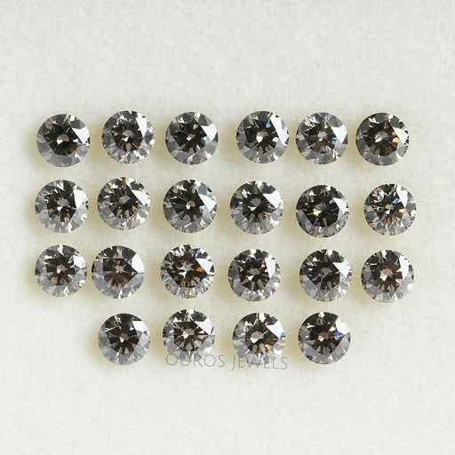 Black Round Cut Lab Grown Diamond Loose