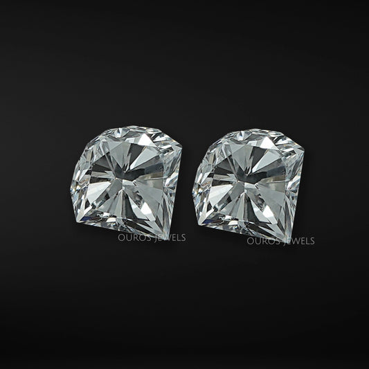 Unique Cone Cut Lab Diamond Matching Pair Loose