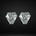 Calf's Head Shape Lab Diamond Pair Loose